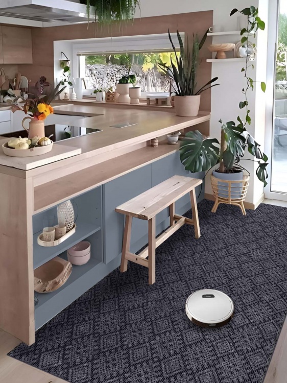 Коврик ОРНАМЕНТ 100х200 серый 01 S - 4