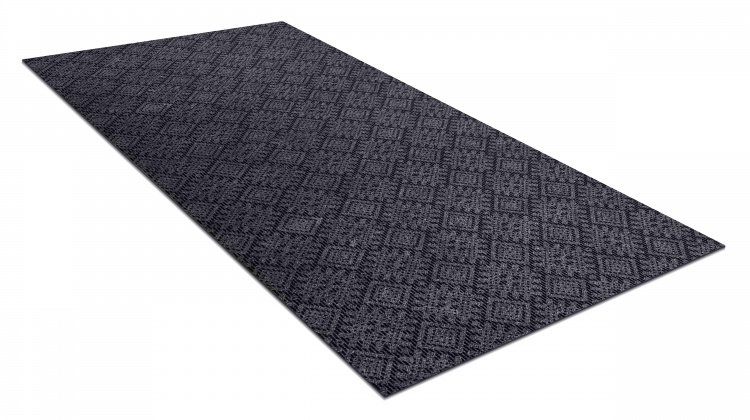 Коврик ОРНАМЕНТ 100х200 серый 01 S