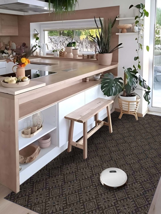 Коврик ОРНАМЕНТ 100х200 мокко 02 S - 2