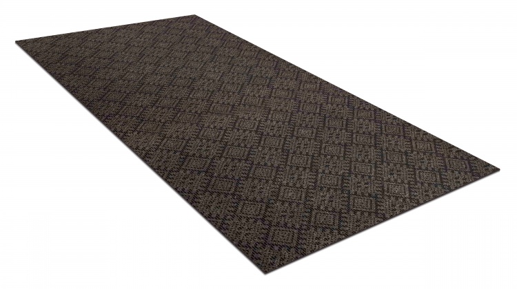 Коврик ОРНАМЕНТ 100х200 мокко 02 S