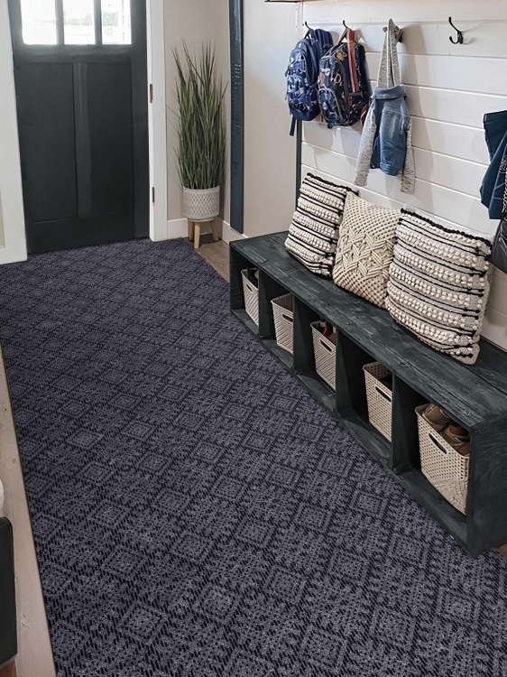 Коврик ОРНАМЕНТ 100х300 серый 01 S - 2