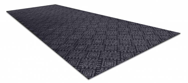 Коврик ОРНАМЕНТ 100х300 серый 01 S