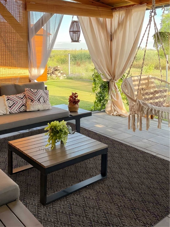 Коврик ОРНАМЕНТ 150х200 мокко 02 S - 4