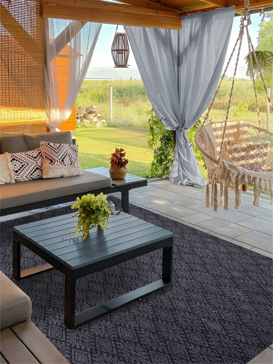 Коврик ОРНАМЕНТ 150х200 серый 01 S - 3