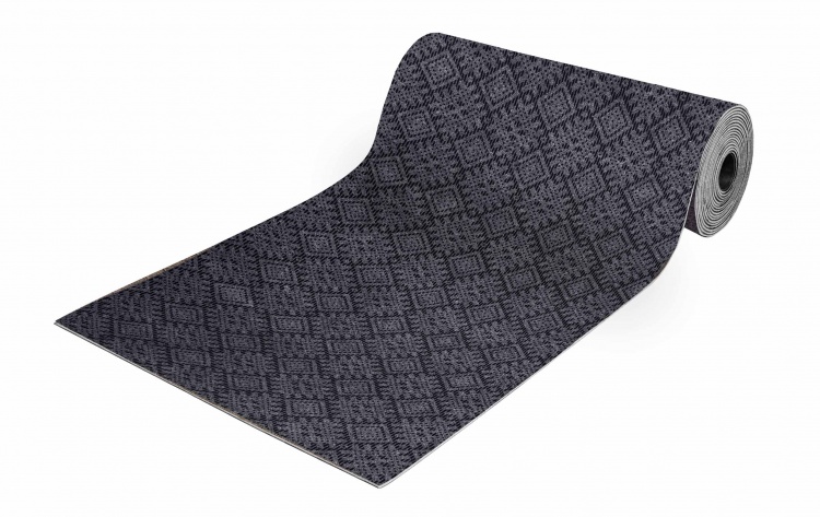 Коврик-дорожка ОРНАМЕНТ 60х1500 серый 01