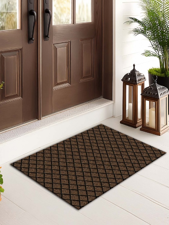 Коврик влаговпитывающий ДИАМАНТ 50х80 коричневый 02 - 2