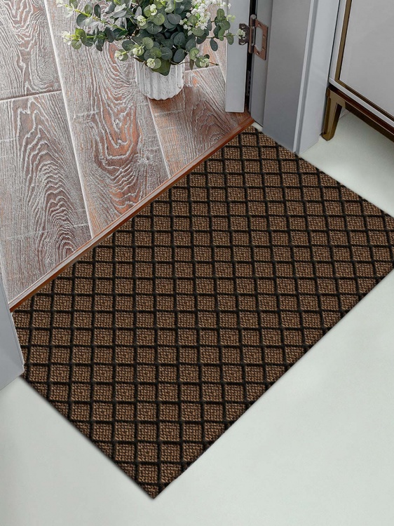 Коврик влаговпитывающий ДИАМАНТ 50х80 коричневый 02 - 3