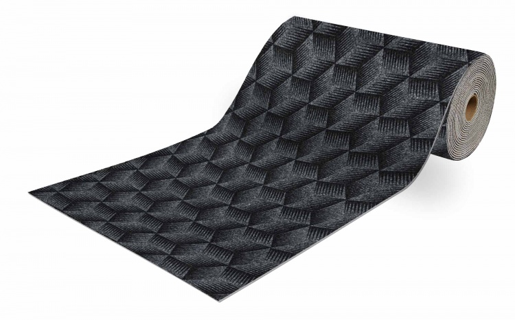 Коврик-дорожка ФОКУС 80х1500 серый 01