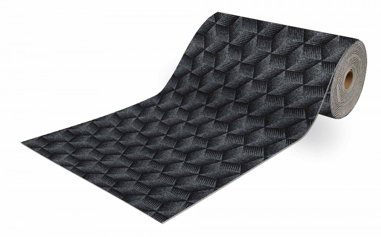 Коврик-дорожка ФОКУС 120х1500 серый 01