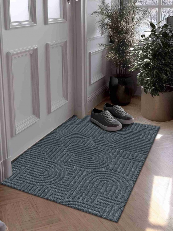 Коврик icarpet ЛАБИРИНТ с тиснением 50х100 серый 01 S - 4