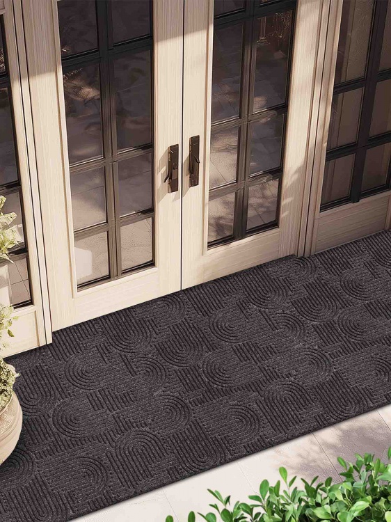 Коврик icarpet ЛАБИРИНТ с тиснением 100х300 мокко 02 S - 4