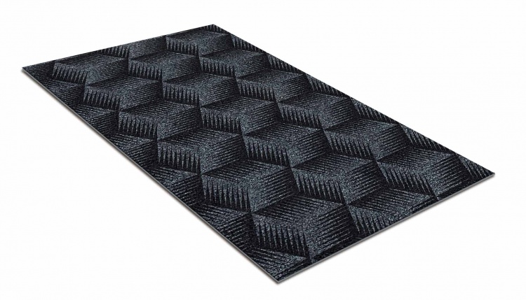 Коврик ФОКУС 40х60 серый 01