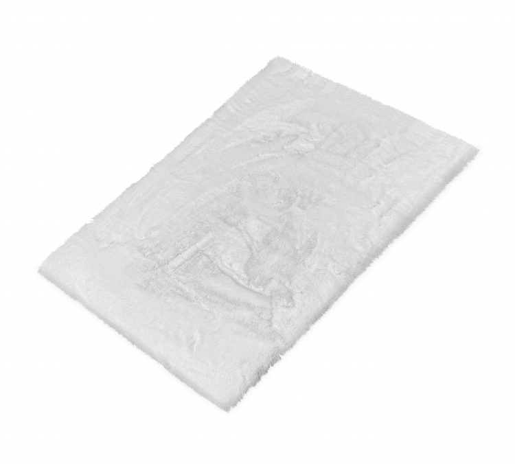 Коврик меховой SHAHINTEX (3 см) 120х200 белый кролик 28 S