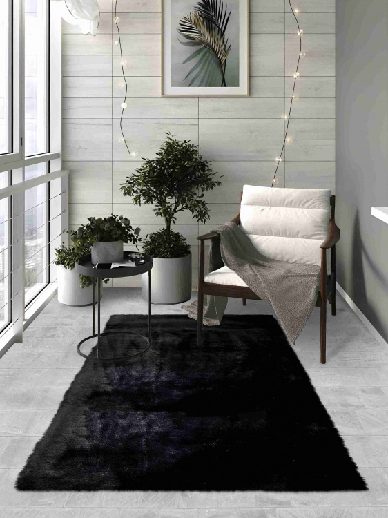 Коврик меховой SHAHINTEX (3 см) 120х200 блэкглама 29 S - 4