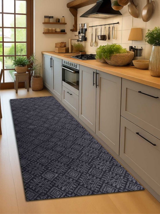 Коврик ОРНАМЕНТ 60х200 серый 01 S - 3