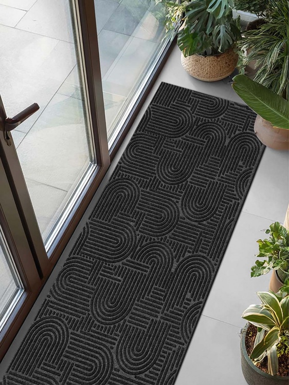 Коврик icarpet ЛАБИРИНТ с тиснением 60х200 чёрный гранит 03 S - 3