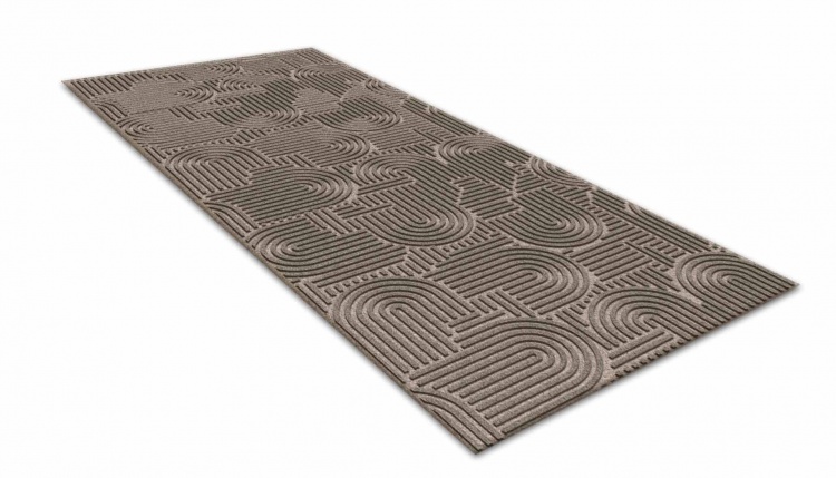 Коврик icarpet ЛАБИРИНТ с тиснением 60х200 донской песок 04 S