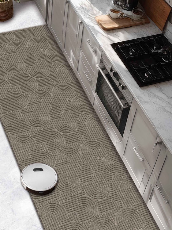 Коврик icarpet ЛАБИРИНТ с тиснением 100х300 донской песок 04 S - 2