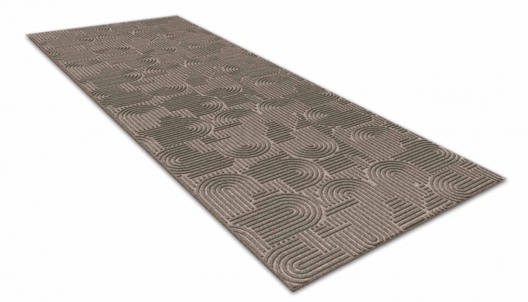 Коврик icarpet ЛАБИРИНТ с тиснением 100х300 донской песок 04 S