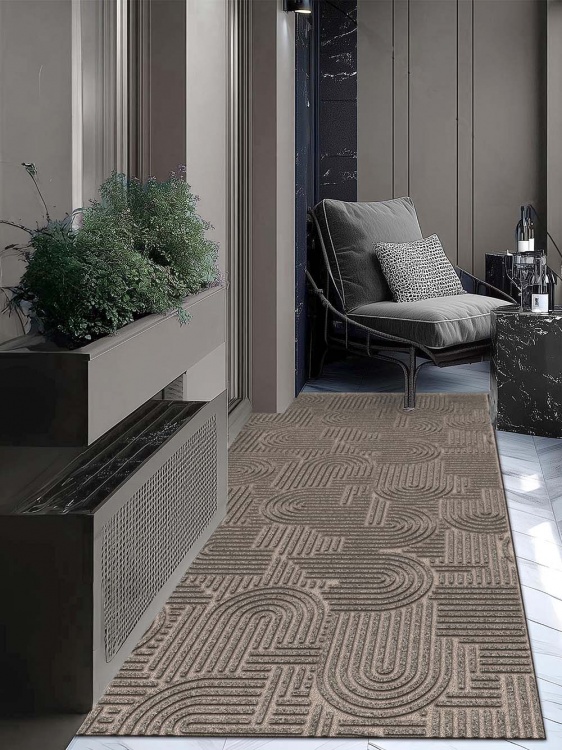 Коврик icarpet ЛАБИРИНТ с тиснением 150х200 донской песок 04 S - 3