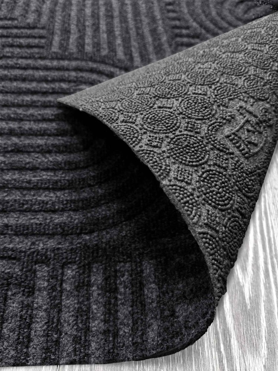 Коврик icarpet ЛАБИРИНТ с тиснением 200х300 чёрный гранит 03 S - 4