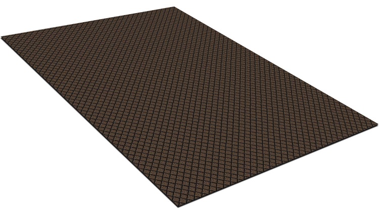 Коврик влаговпитывающий ДИАМАНТ 200х300 коричневый 02 S