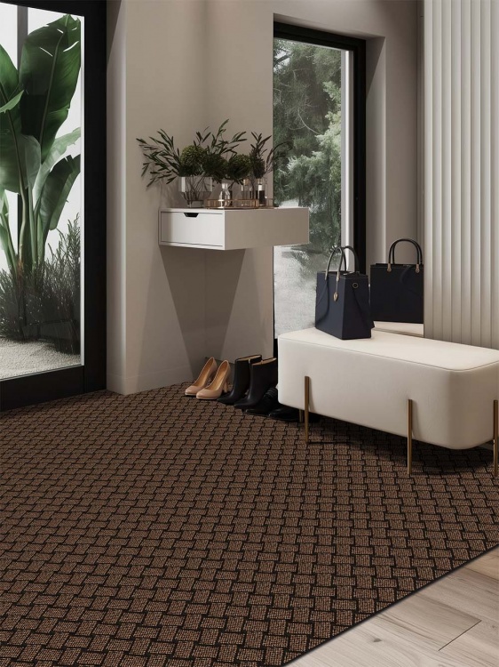 Коврик SHAHINTEX БЕРЕСТА 200х300 коричневый 02 S - 2