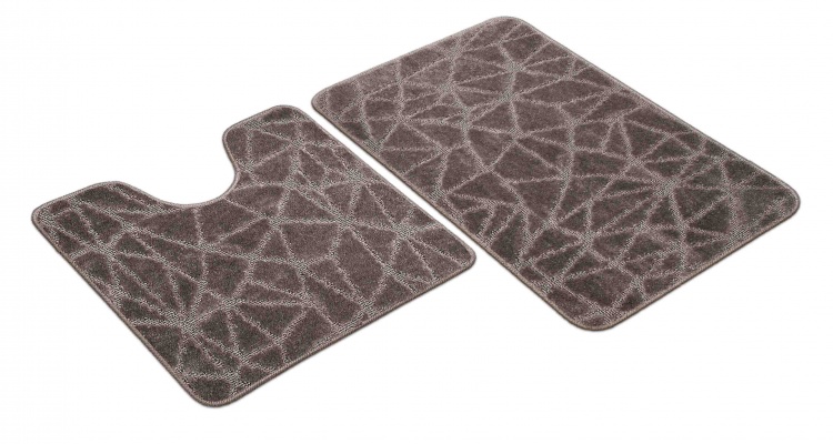 Набор ковриков SHAHINTEX РР 50*80+50*50 001 мокко 80