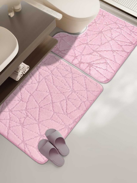 Набор ковриков SHAHINTEX РР 50*80+50*50 001 фламинго 77 - 3