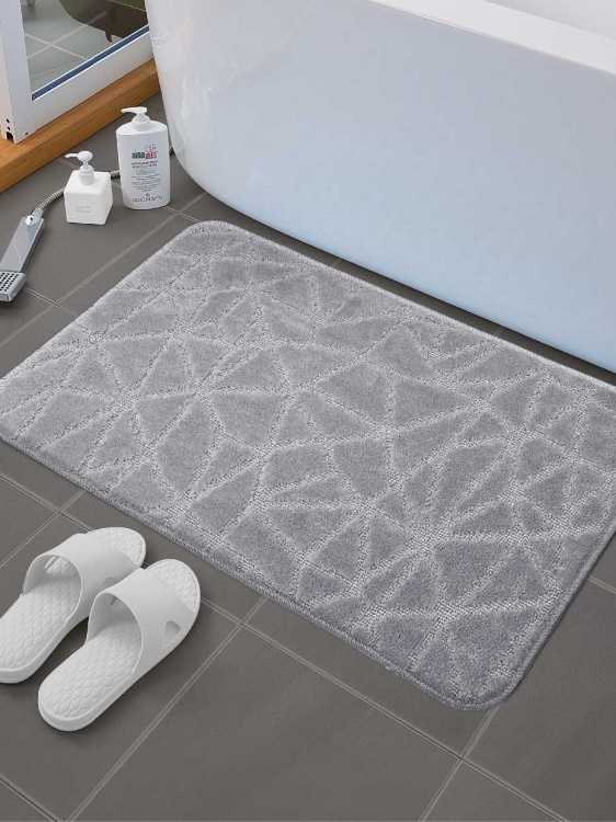 Коврик SHAHINTEX РР 50*80 001 серый 50 S - 2