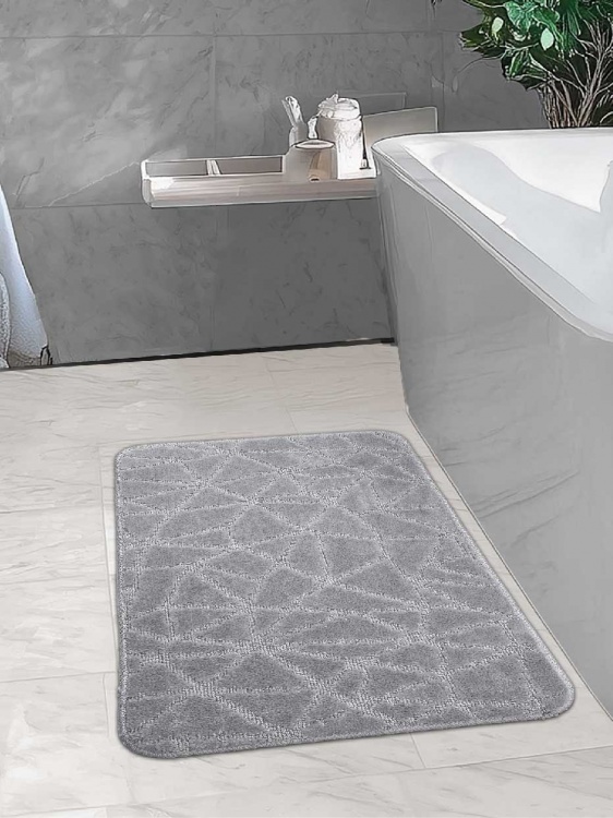 Коврик SHAHINTEX РР 50*80 001 серый 50 S - 3