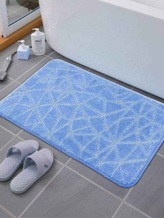 Коврик SHAHINTEX РР 50*80 001 голубой 11 S - 3