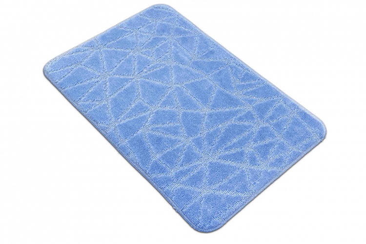 Коврик SHAHINTEX РР 50*80 001 голубой 11 S
