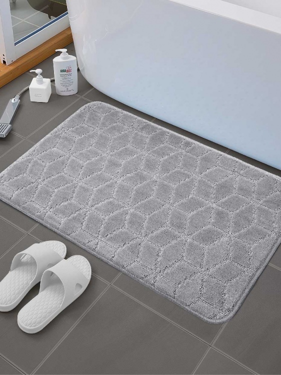 Коврик SHAHINTEX РР 50*80 002 серый 50 S - 2