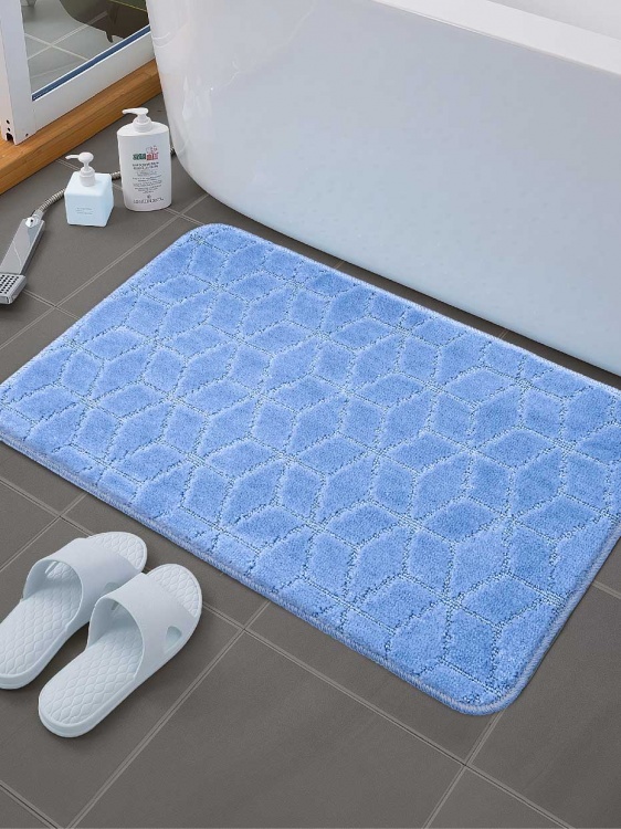 Коврик SHAHINTEX РР 50*80 002 голубой 11 S - 4