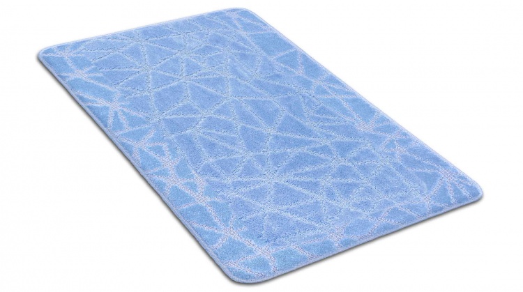 Коврик SHAHINTEX РР 60*100 001 голубой 11 S