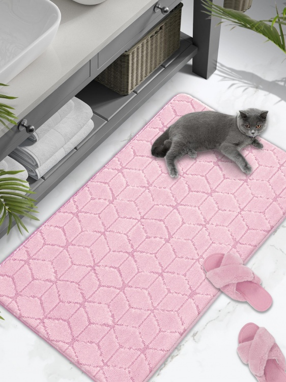 Коврик SHAHINTEX РР 60*100 002 фламинго 77 S - 3