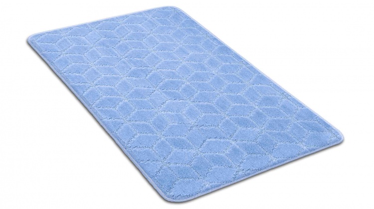Коврик SHAHINTEX РР 60*100 002 голубой 11 S