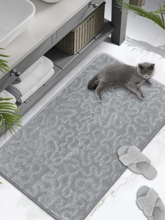 Коврик SHAHINTEX РР 60*100 003 серый 50 S - 3