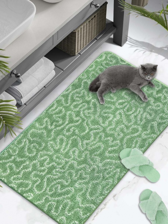 Коврик SHAHINTEX РР 60*100 003 зеленый чай 79 S - 3