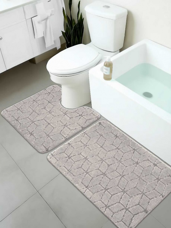 Набор ковриков SHAHINTEX РР 50*80+50*50 002 перламутр 51 - 4