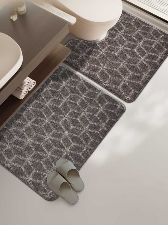 Набор ковриков SHAHINTEX РР 50*80+50*50 002 мокко 80 - 2