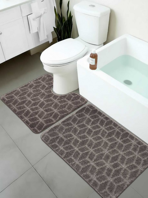 Набор ковриков SHAHINTEX РР 50*80+50*50 002 мокко 80 - 4