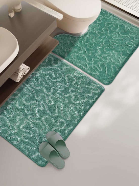 Набор ковриков SHAHINTEX РР 50*80+50*50 003 мятный 72 - 3