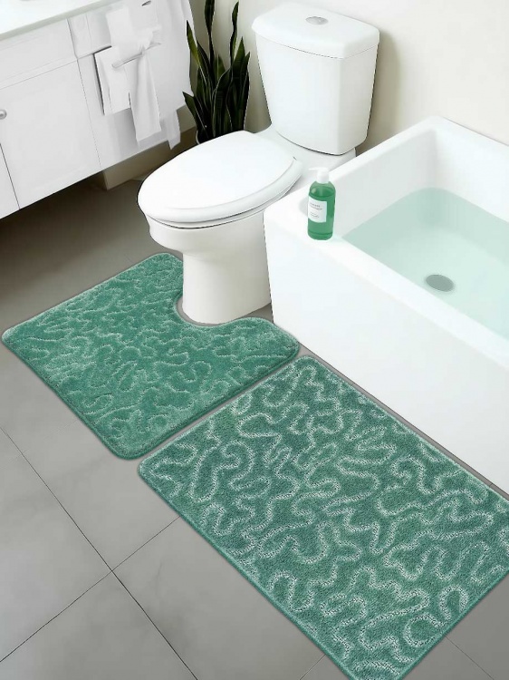 Набор ковриков SHAHINTEX РР 50*80+50*50 003 мятный 72 - 4