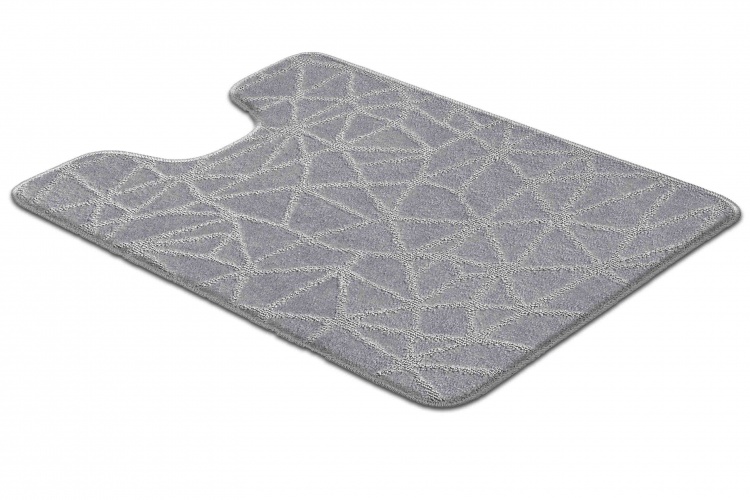 Коврик SHAHINTEX РР 60*80 001 серый 50 S