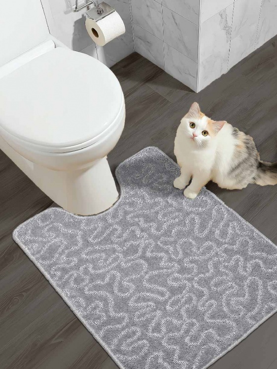 Коврик SHAHINTEX РР 60*80 003 серый 50 S - 2