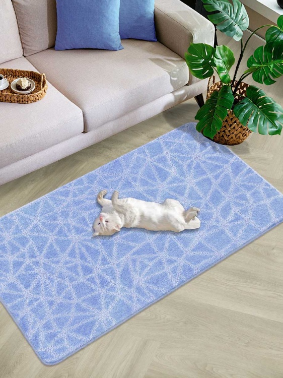 Коврик SHAHINTEX РР 80*120 001 голубой 11 S - 2