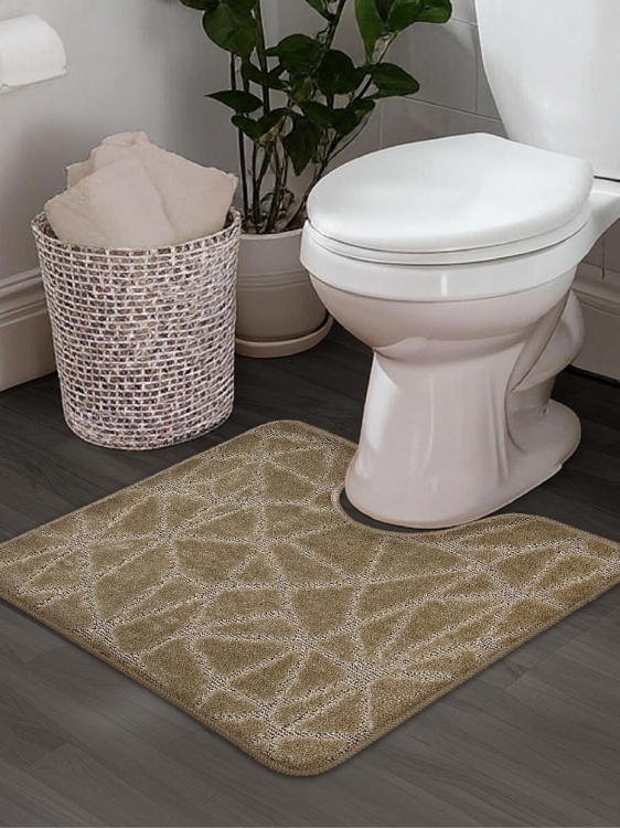 Коврик SHAHINTEX РР 60*50 001 кофе  с молоком 55 S - 3