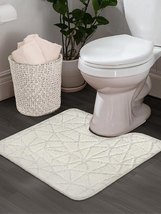 Коврик SHAHINTEX РР 60*50 001 кремовый 3 S - 3